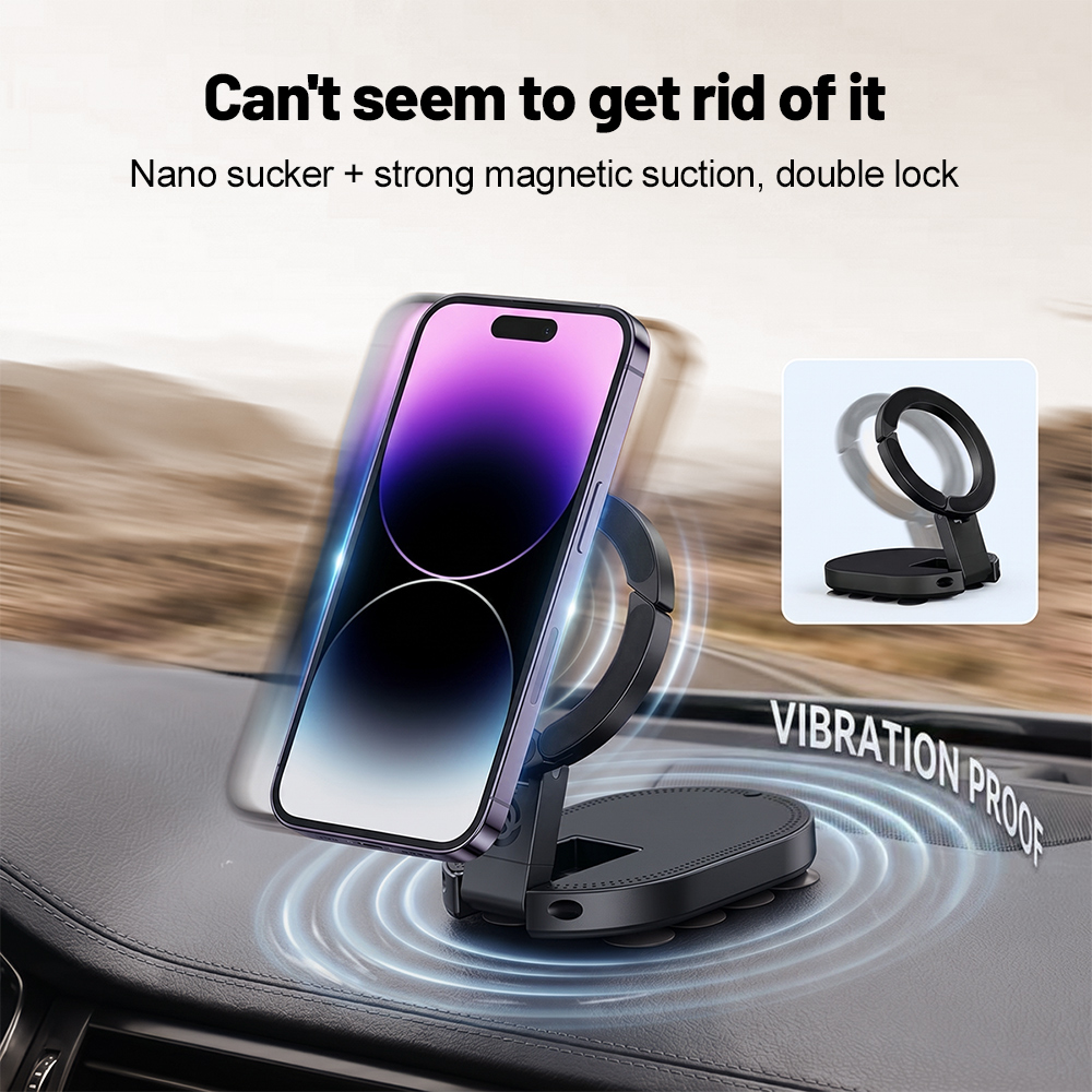 Drone Camera Stabilized - 360 ° Obrotowy uchwyt magnetyczny na