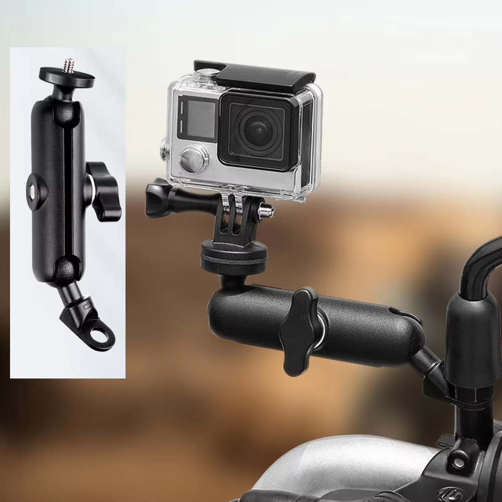 Drone Camera Action - Aluminiowy uchwyt na kierownicę motocykla do