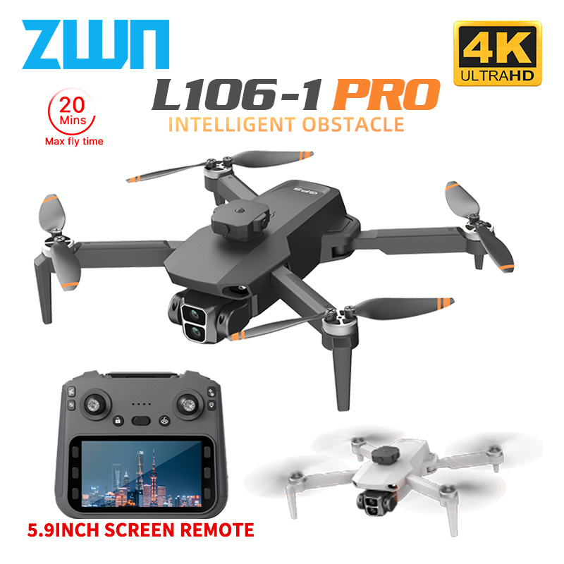 Drone Camera Night Vision - L106-1PRO Profesjonalny Dron GPS z Kamerą