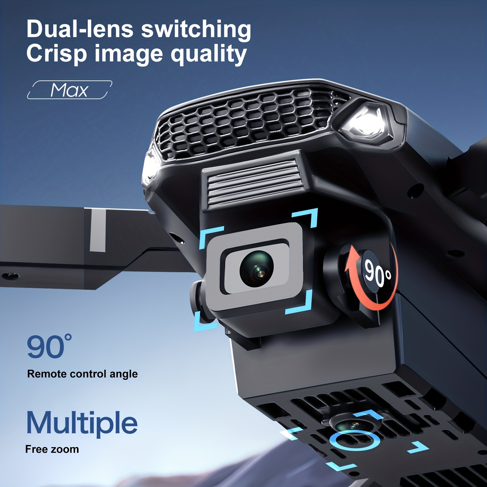 Ulepszony składany dron E88PRO – Drone Camera Night Vision recenzja i cena