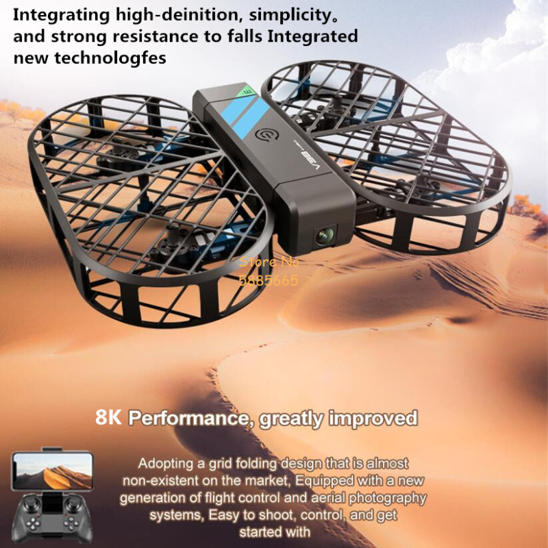 Kamera HD 8K 360 °   Ochrona L – Drone Camera Night Vision recenzja i cena