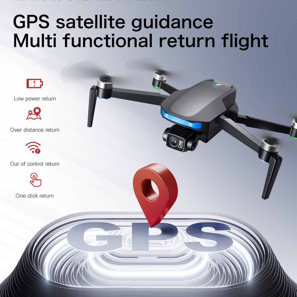 Dron S-X1 MAX z GPS, wyposażon – Drone Camera With Gimbal recenzja i cena