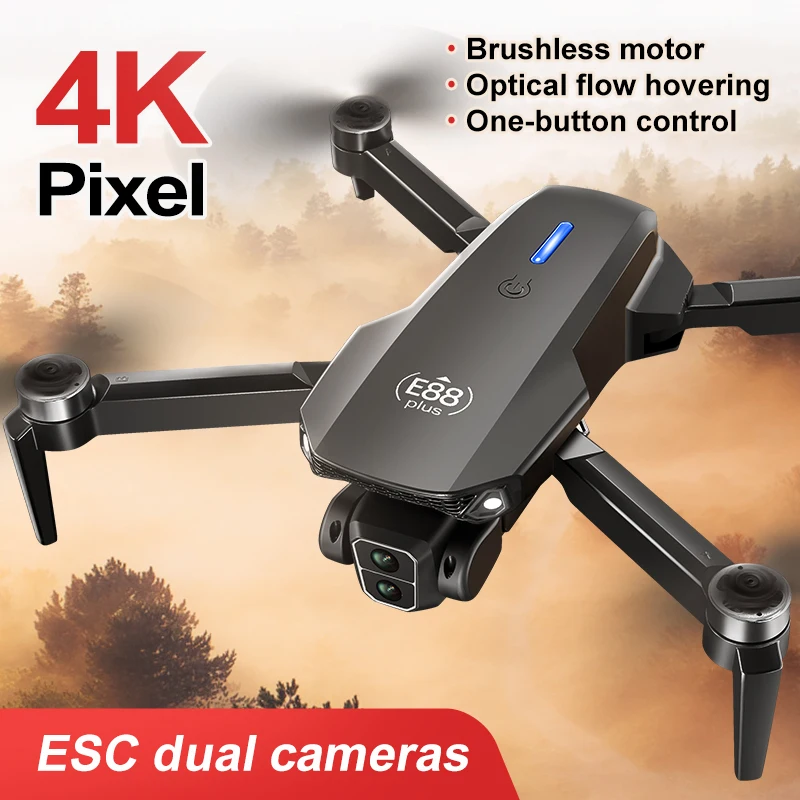 Nowy dron E88 Plus Quadcopter: – Drone Camera 4K recenzja i cena