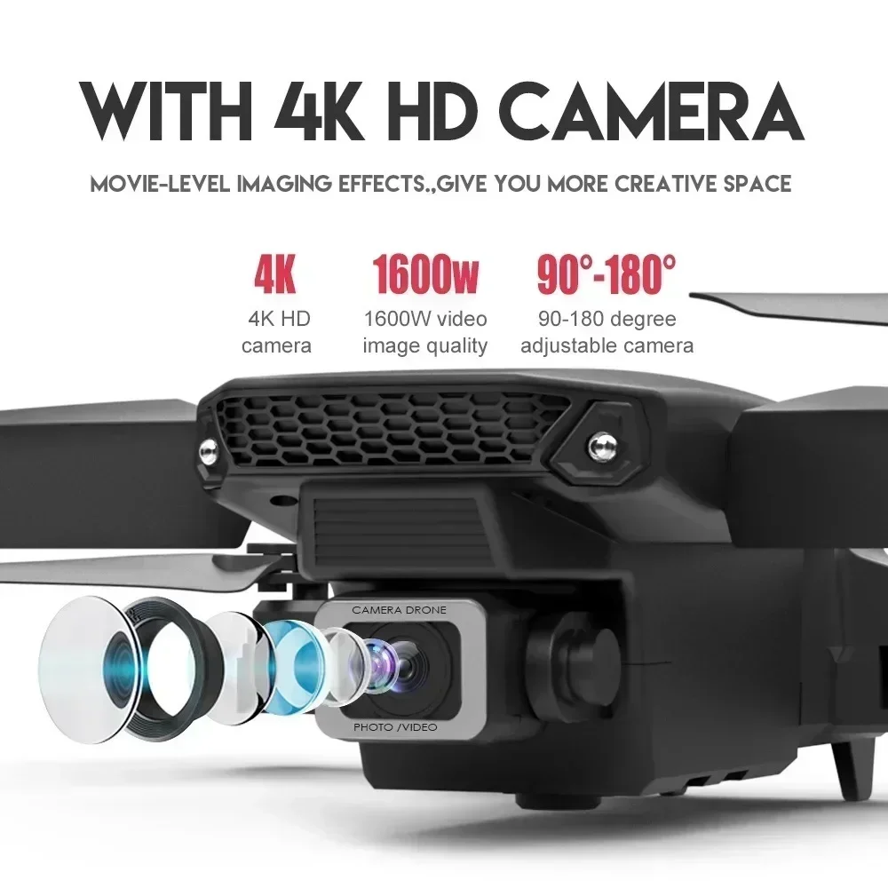 E88 Pro WIFI FPV Drone Wide An – Drone Camera Mount recenzja i cena