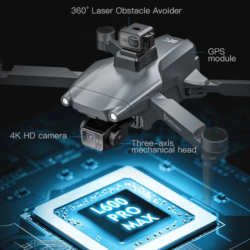 L600 PRO MAX GPS Drone Profesj – Drone Camera With Gimbal recenzja i cena