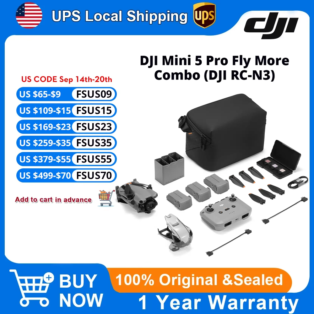 DJI Mini 5 Pro Fly More Combo  – Drone Camera Vlog recenzja i cena